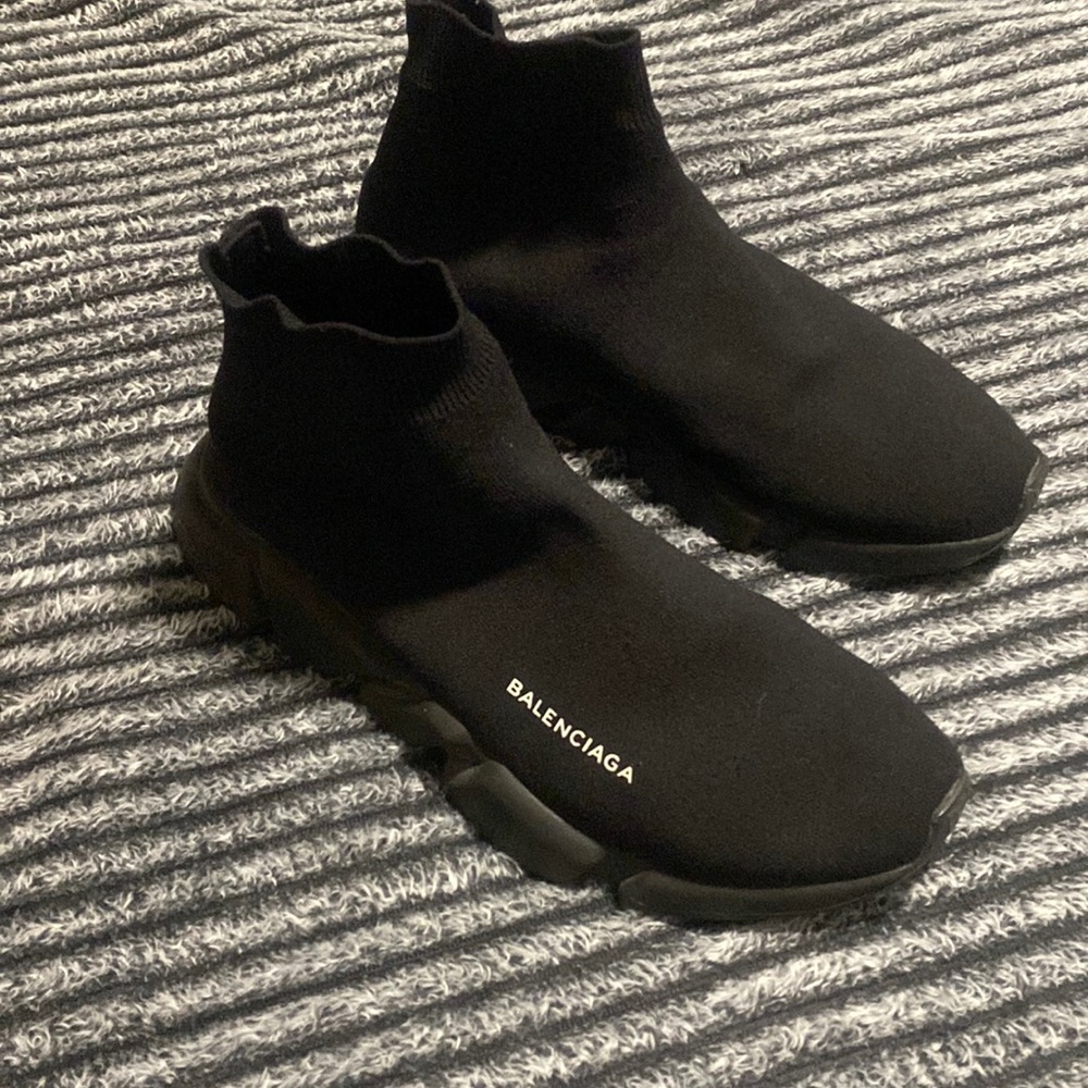 Balenciaga Triple Black Speed Trainers Size 11 mens